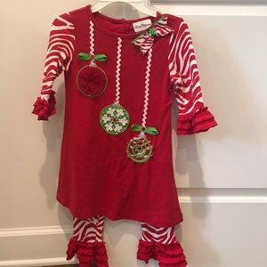Girls Christmas 2 piece set